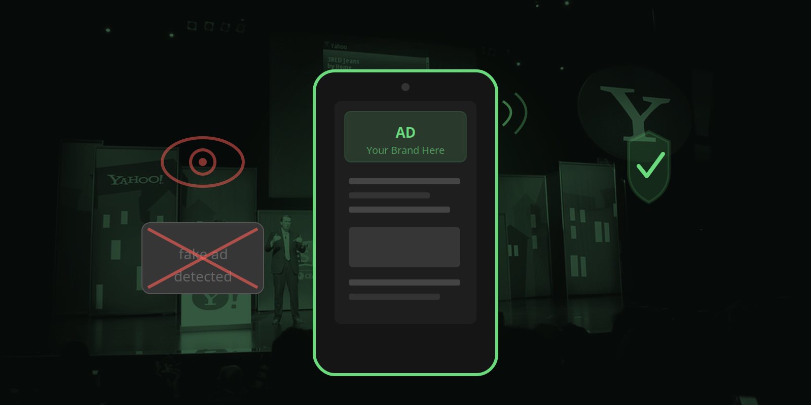 Mobile ad verification with fraud detection